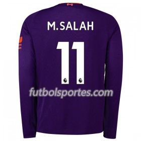 Camisetas Liverpool M.Salah 11 Segunda Equipacion 2018/2019 Manga Larga